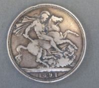 Queen Victoria 1891 crown
