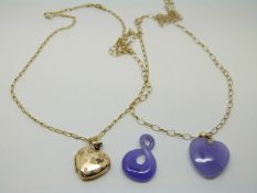 Two 9ct gold chains (5.