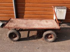 A four wheel trolley