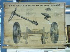 Two pre-war 8hp Ford garage posters,