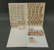 Two stockbooks of French fiscal stamps