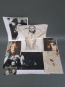 A collection of photographs etc some original examples including Paul and Linda McCartney,