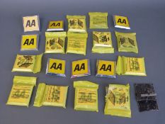 Nineteen various AA badges,