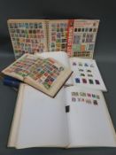 Six albums of GB Commonwealth and foreign stamps,