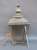 A Suggs or similar copper street lantern obtained by the vendor when Battle East Sussex were