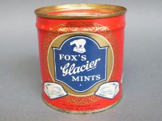 An unopened tin of Fox's Glacier Mints