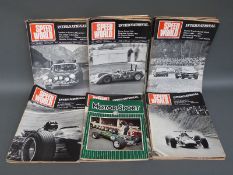 A complete run of 1968 'Speed World' magazines and July 1967 'Motor Sport' magazine