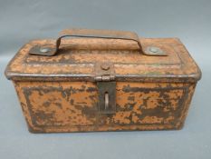 A Fordson tractor toolbox,