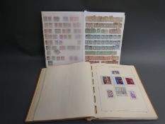 A stockbook of mainly early French stamps and an album of mint French stamps 1958-1980