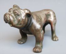 A bulldog car mascot,