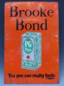 Brooke Bond 'Tea You Can Really Taste' vintage tin sign,