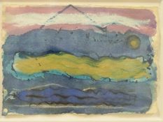 Carolyn White (1945-2013) mixed media 'Visualization 2008',