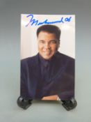 Muhammad Ali signed photograph
