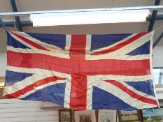A large panel stitched Union Jack flag,