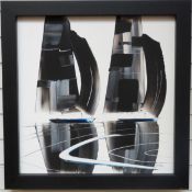 Duncan Macgregor modern abstract acrylic on board,