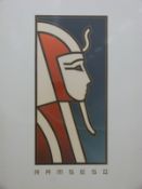 Modern framed print Ramses II,
