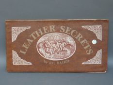 A leather craft book 'Leather Secrets' by F. O.