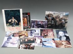 Jackie Chan and related autographs / signed photographs