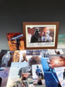 Star Wars related autographs / signed photographs including James Earl Jones, Ewan McGregor,