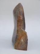 Tawanda Makore, attributed (1979 Zimbabwe) Shona soapstone sculpture of an African female bust,