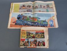 A collection of car posters from Eagle comics