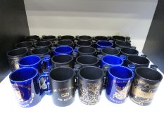 Twenty-eight Portmeirion special commission Imperial tankards including Gordon Banks Player of the