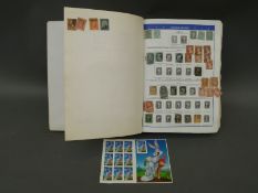 A well-filled Eagle USA stamp album with many early issues