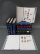 An extensive collection of Commonwealth and foreign stamps in 10 albums.