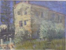 Carolyn White (1945-2013) pastel 'Old House, Turkey',