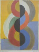 Sonia Delaunay print 'Rhytheme Couleur 1961',