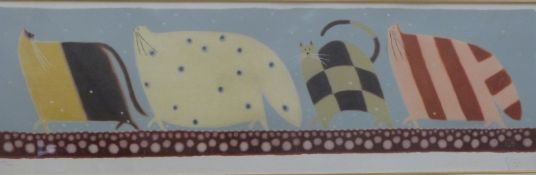 Govinda Nasran limited edition silkscreen print 140 / 250 'Catwalk',