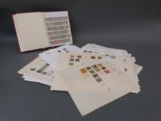 Indian Convention and Feudatory States on loose album pages and a stockbook