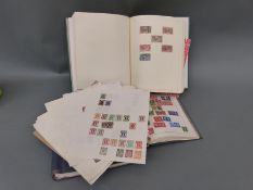 An album of GB, Commonwealth and foreign stamps.