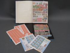 Two well-filled stockbooks of Irish stamps