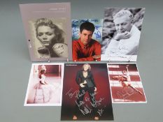 TV personality autographs / signed photographs including David Attenborough,