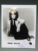 Marc Bolan signed photograph,