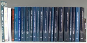 Eighteen Gloucestershire Record Series books with subjects including Llanthony Priory, Tewkesbury,