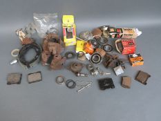 A quantity of car parts believed to include Triumph TR4,