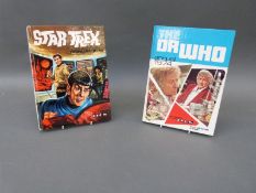 The Dr Who Annual 1974 and Star Trek Annual 1974