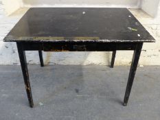 A retro kitchen table