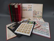 Nine stockbooks of all-world stamps