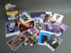 Sitcom signed photographs / autographs including Michael Crawford and Red Dwarf stars Chris Barrie,