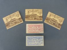 Two complete GB Silver Jubilee 1935 booklets comprising 2/- booklet no 302 and 3/- booklet no 296.