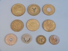 Ten American Transport tokens to include New York,