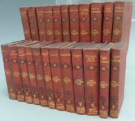 Sir Walter Scott's works in 23 volumes published Bradbury Agnew 1877 being the Handy Volume