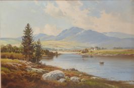 William McGregor oil on canvas Loch Lomond, signed lower left, 50 x 75cm,