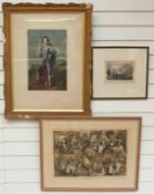 Three prints comprising London from Greenwich, South Kensington Cookery School dated 1879,