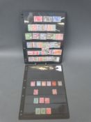 Somaliland stamps on two Hagner sheets.