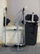 An inversion table/ exercise machine