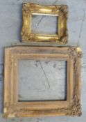 Two ornate gilt picture frames,